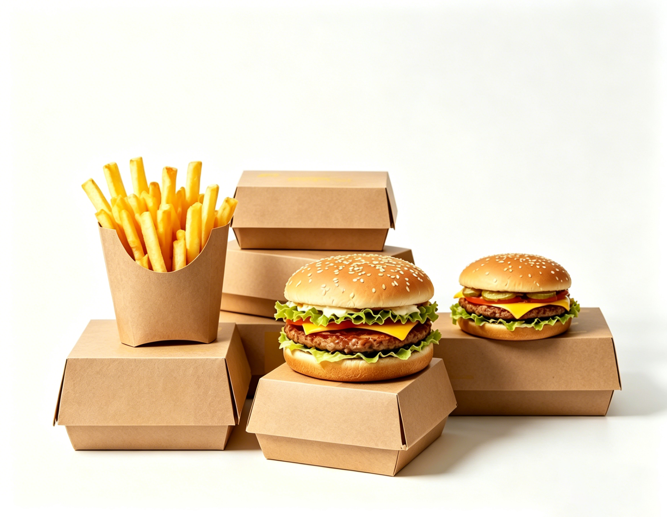 Custom Printed Compostable Burger Box