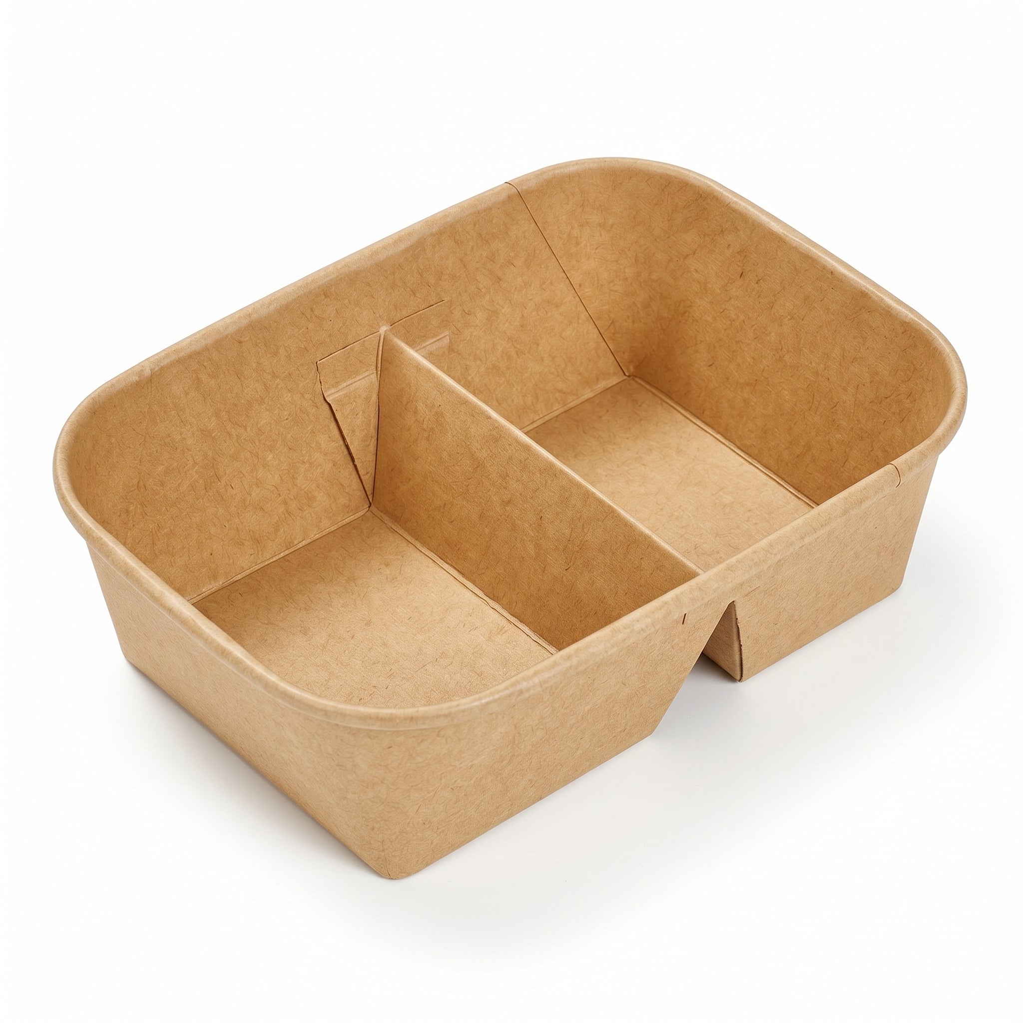 Kraft paper compartment box