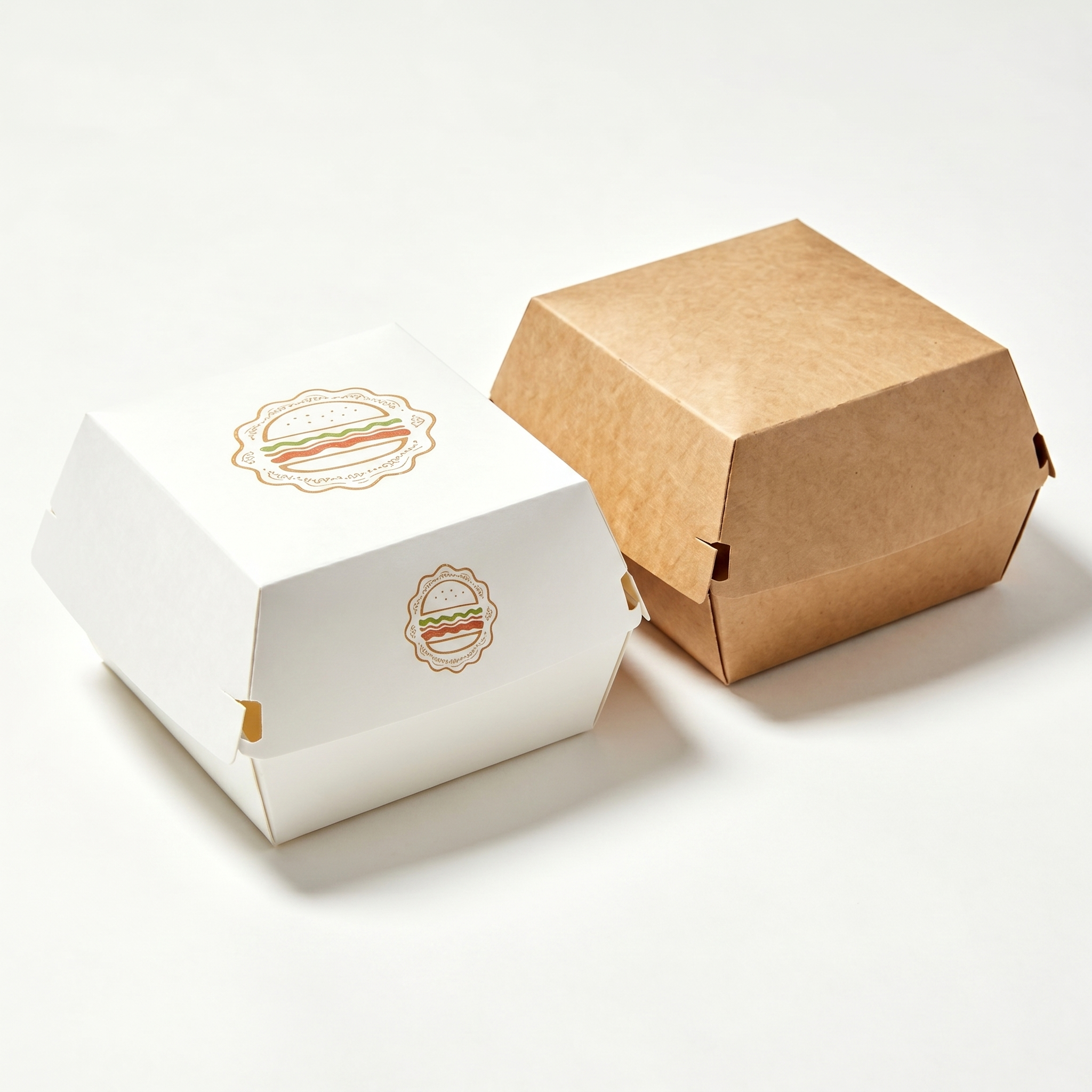 Custom Printed Compostable Burger Box