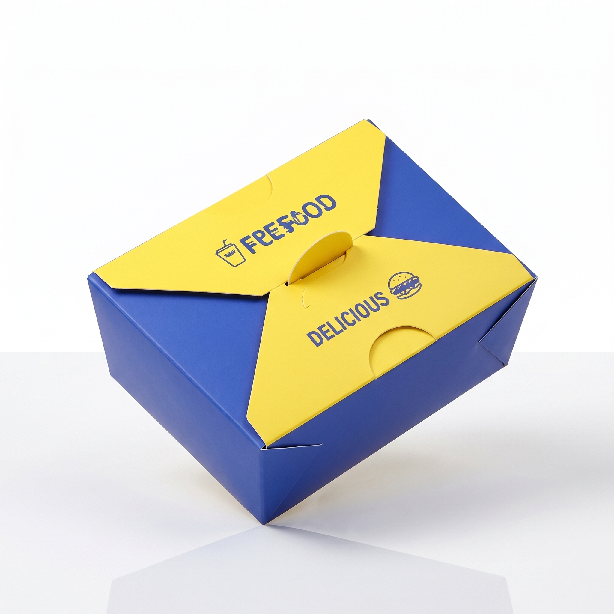 White card meal box
