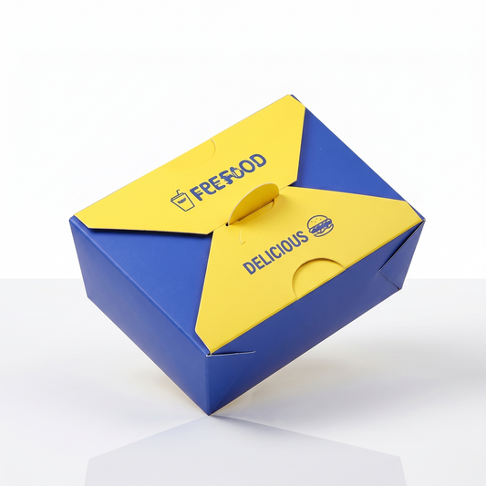 White card meal box