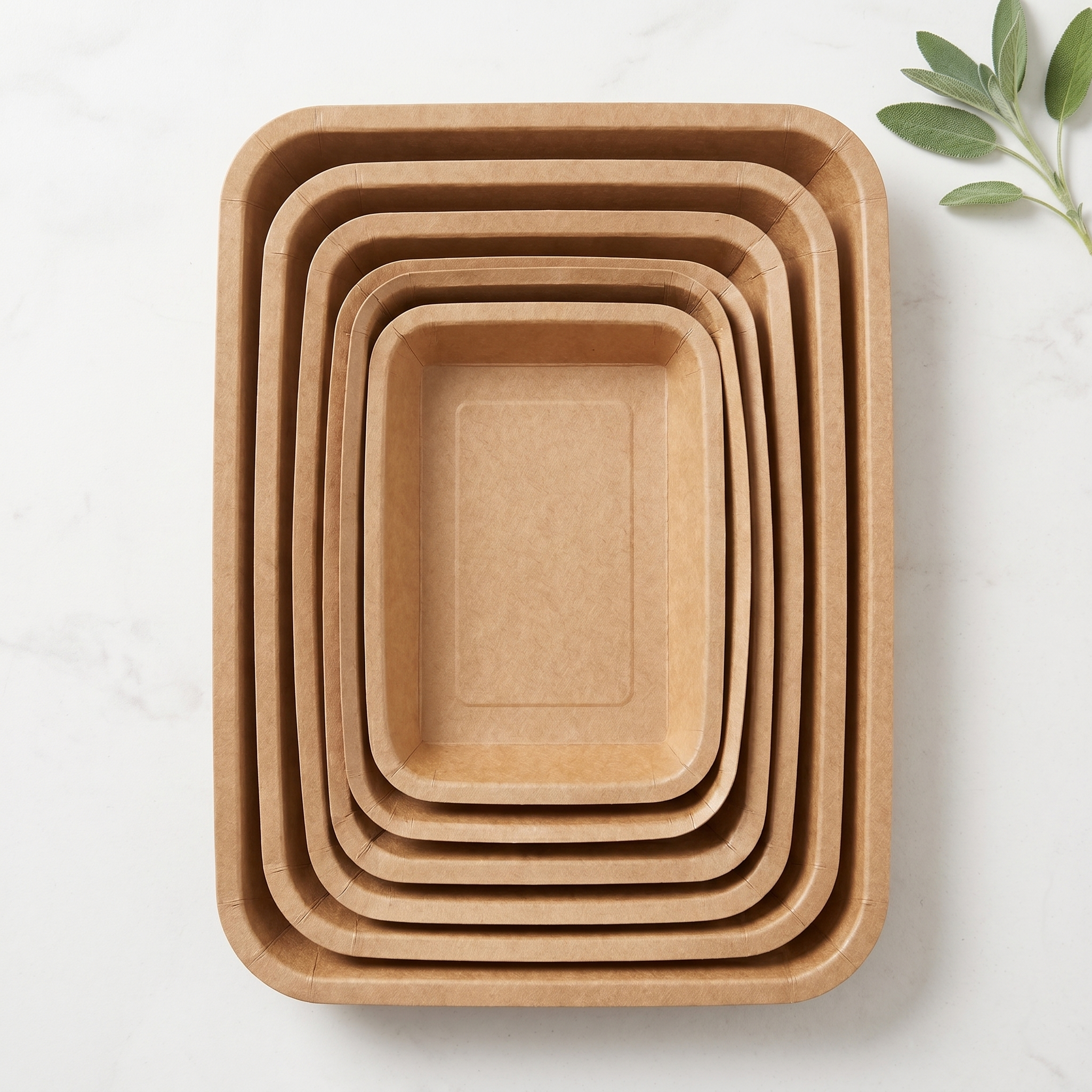 Kraft Paper Food Tray