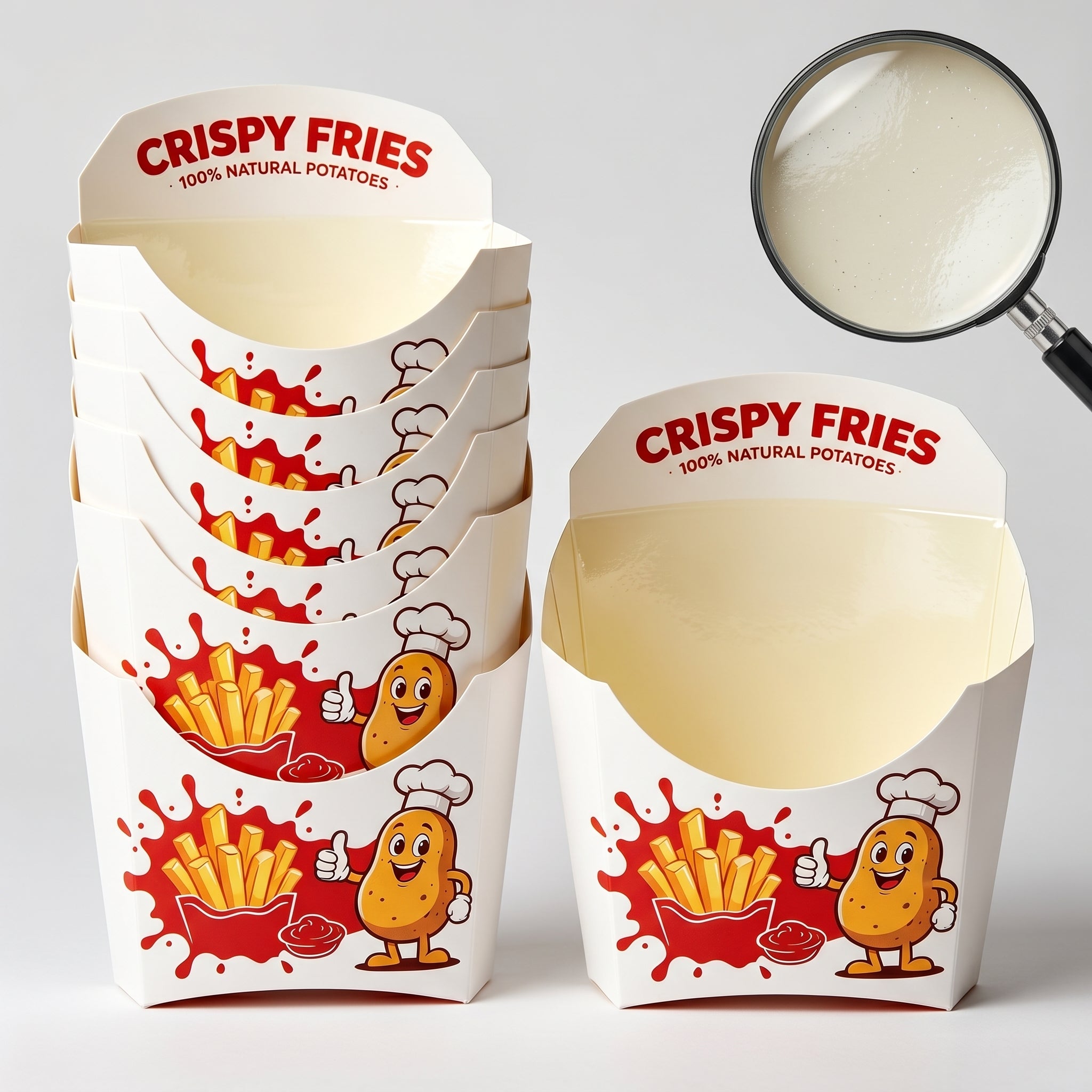 French fries box