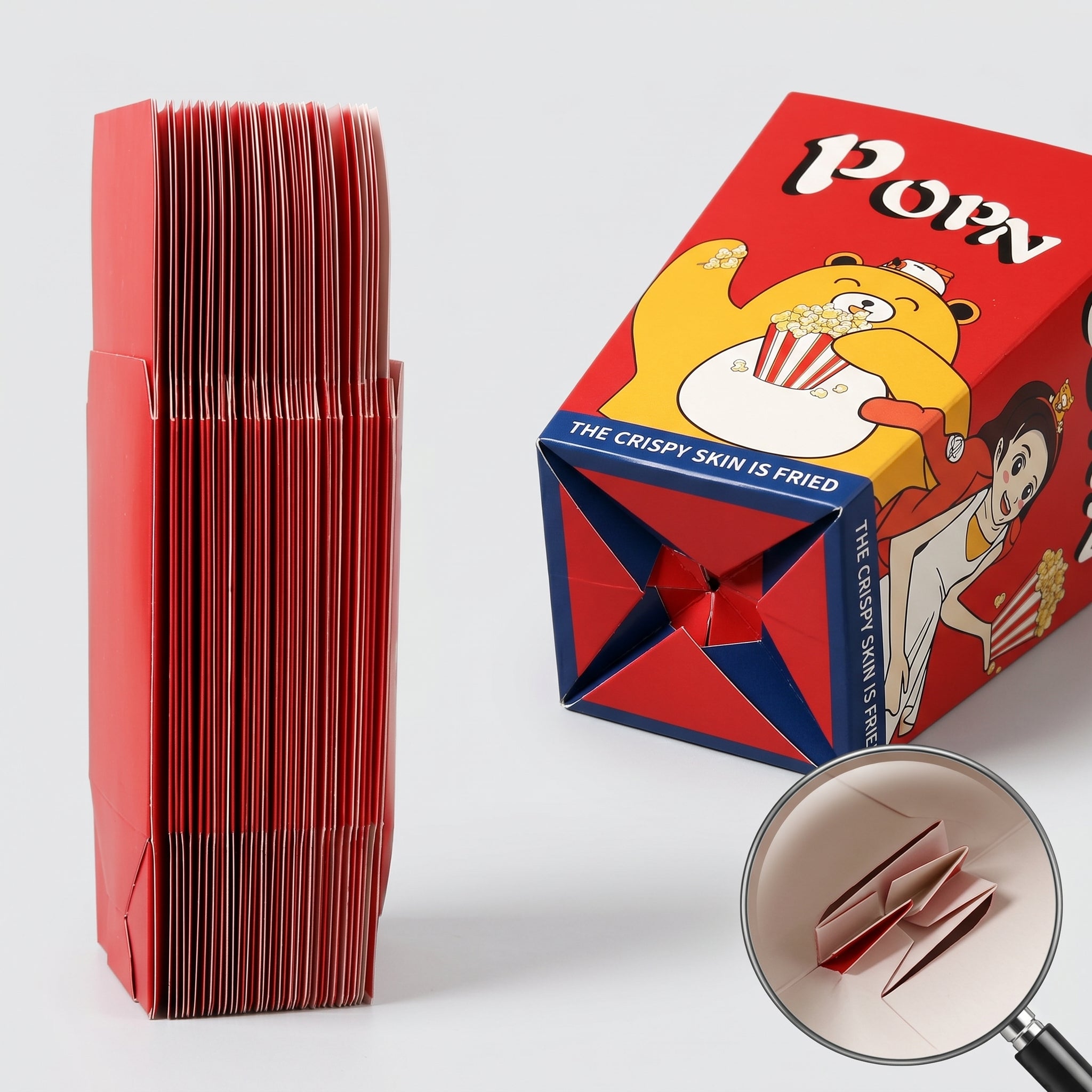 Premium Popcorn Packing Box