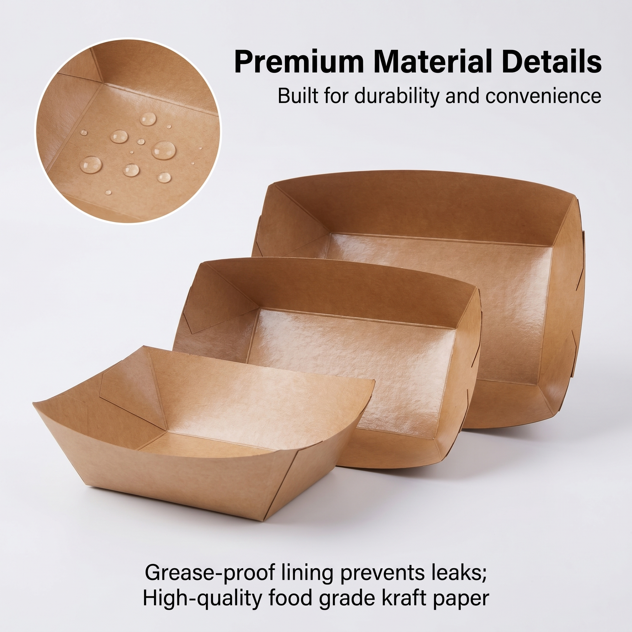Kraft Paper Boat Box