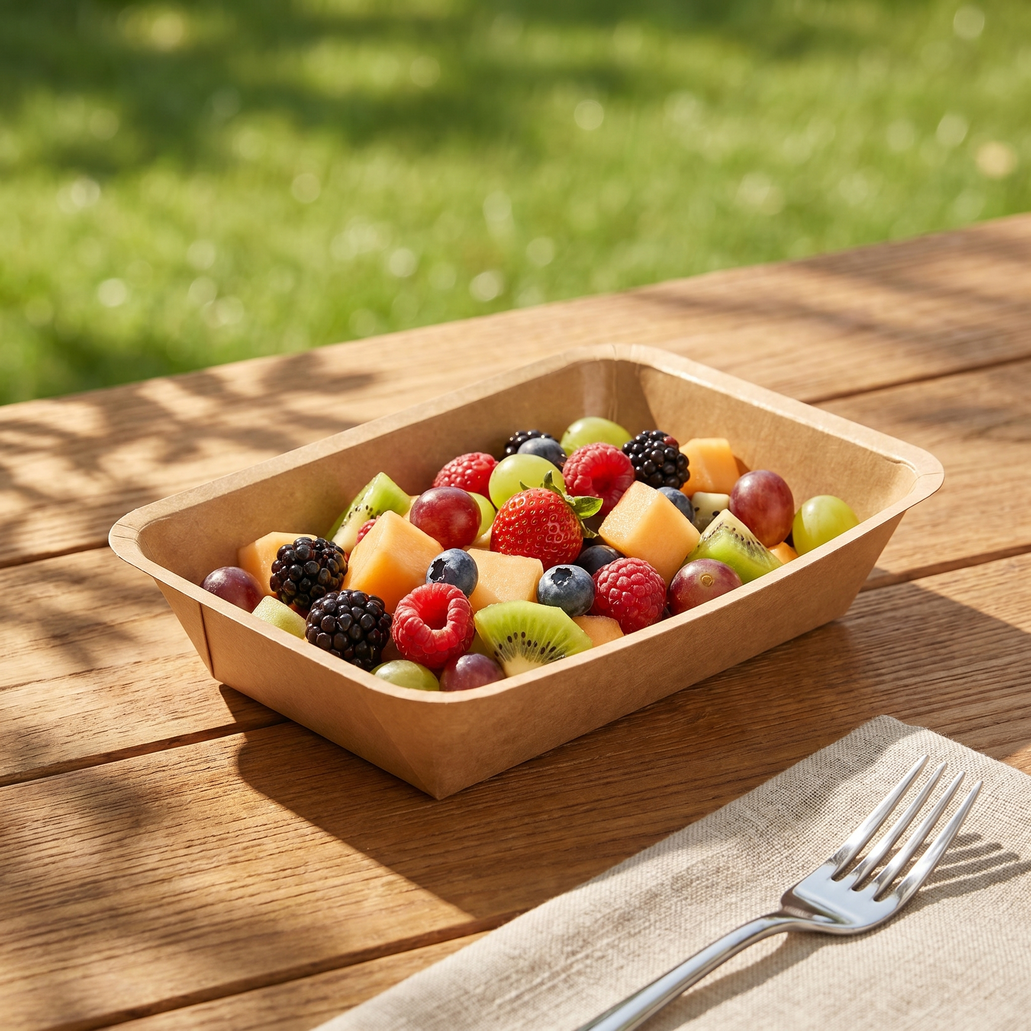 Kraft Paper Food Tray
