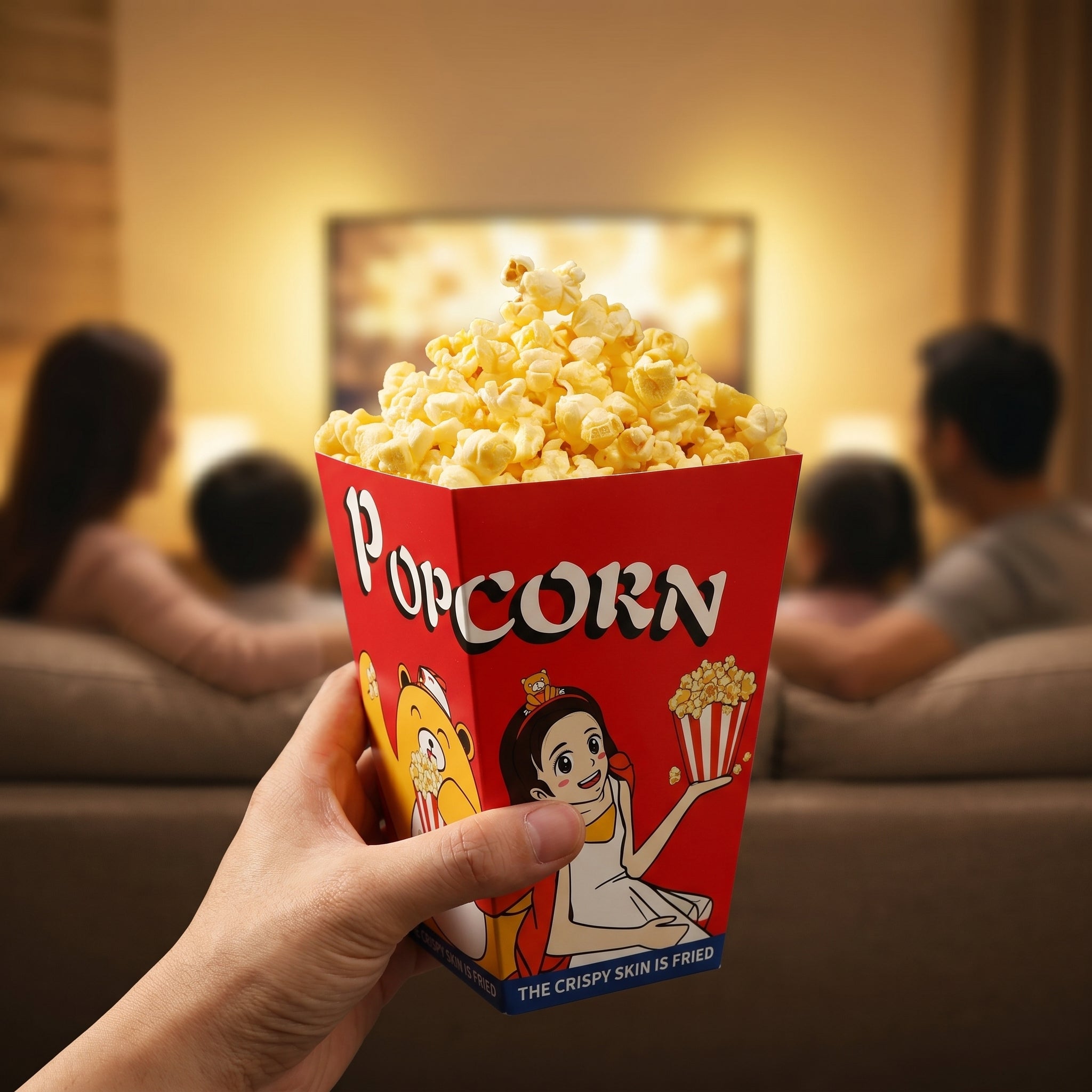 Premium Popcorn Packing Box