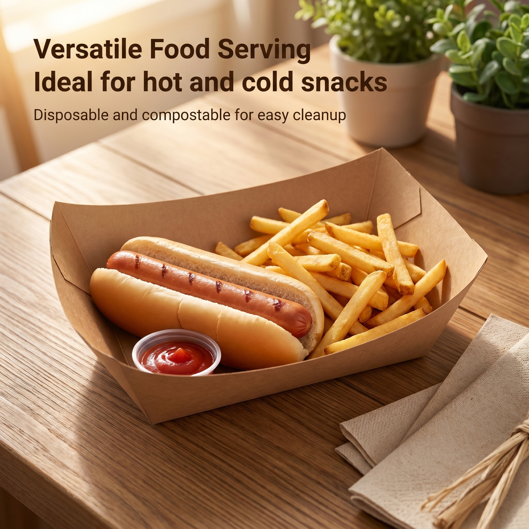 Kraft Paper Boat Box