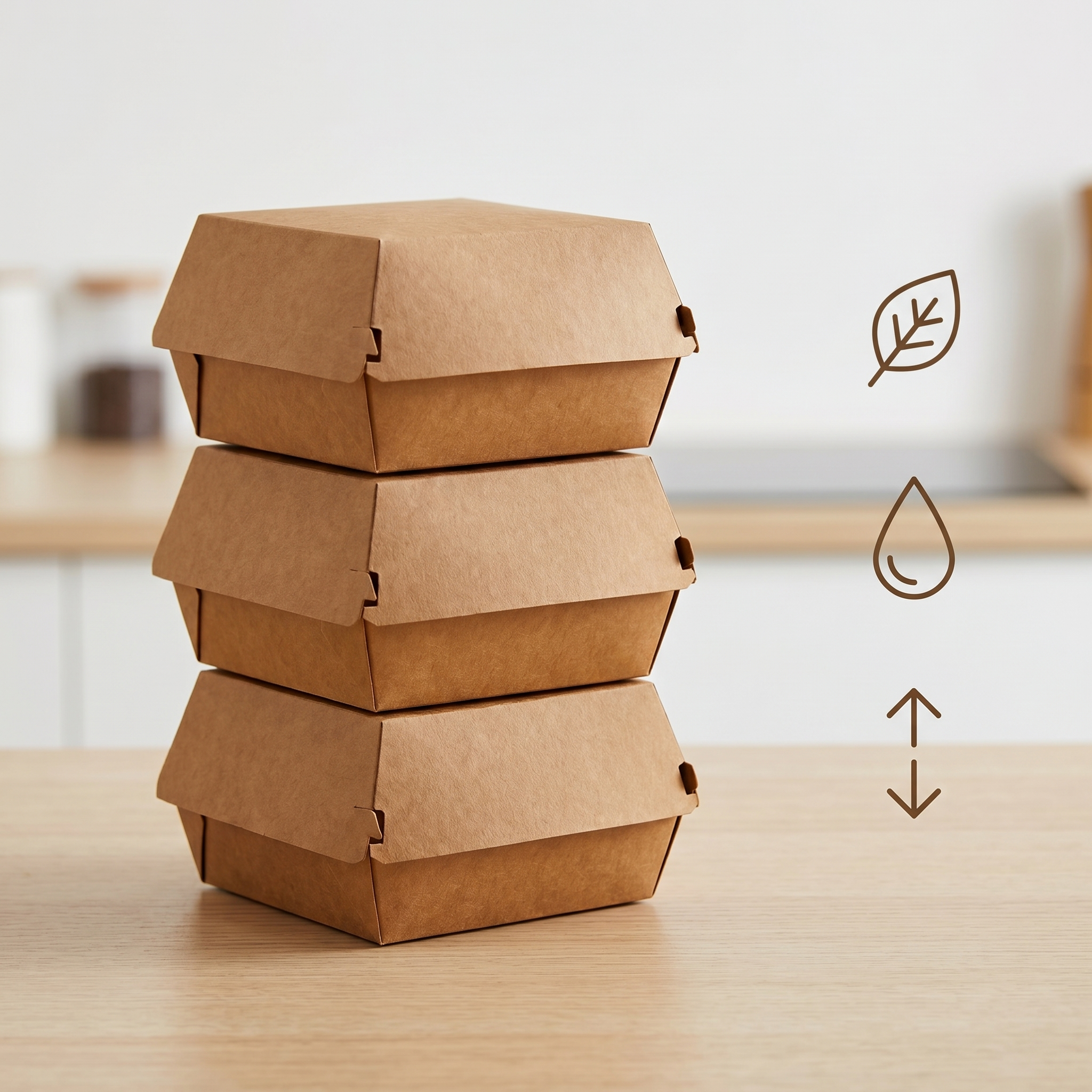 Custom Printed Compostable Burger Box