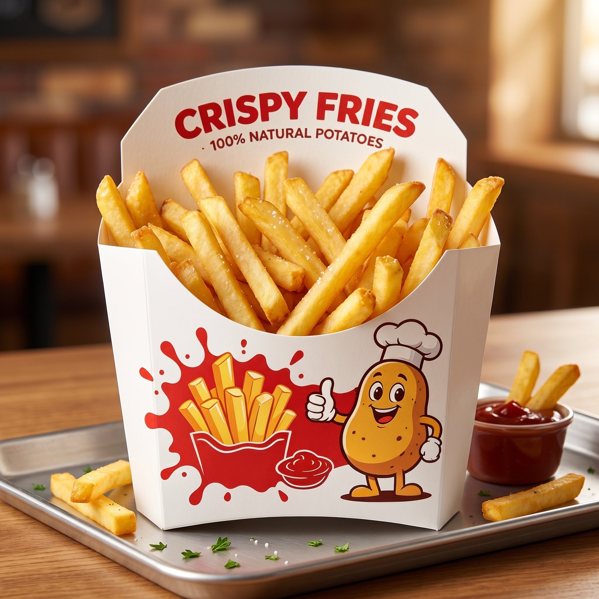 French fries box