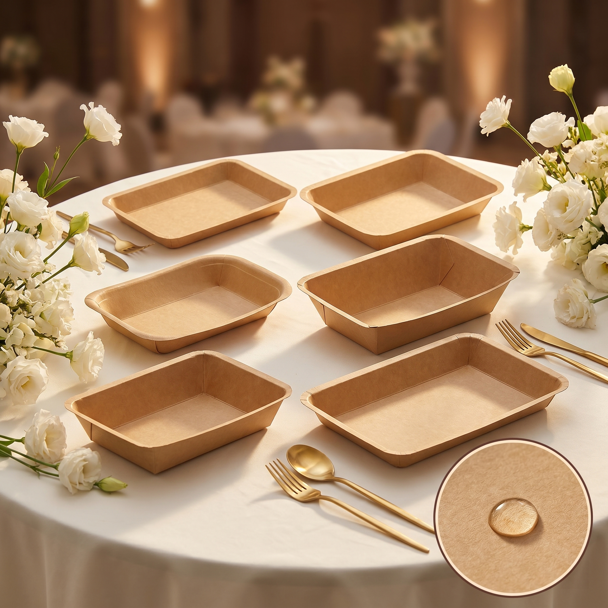 Kraft Paper Food Tray
