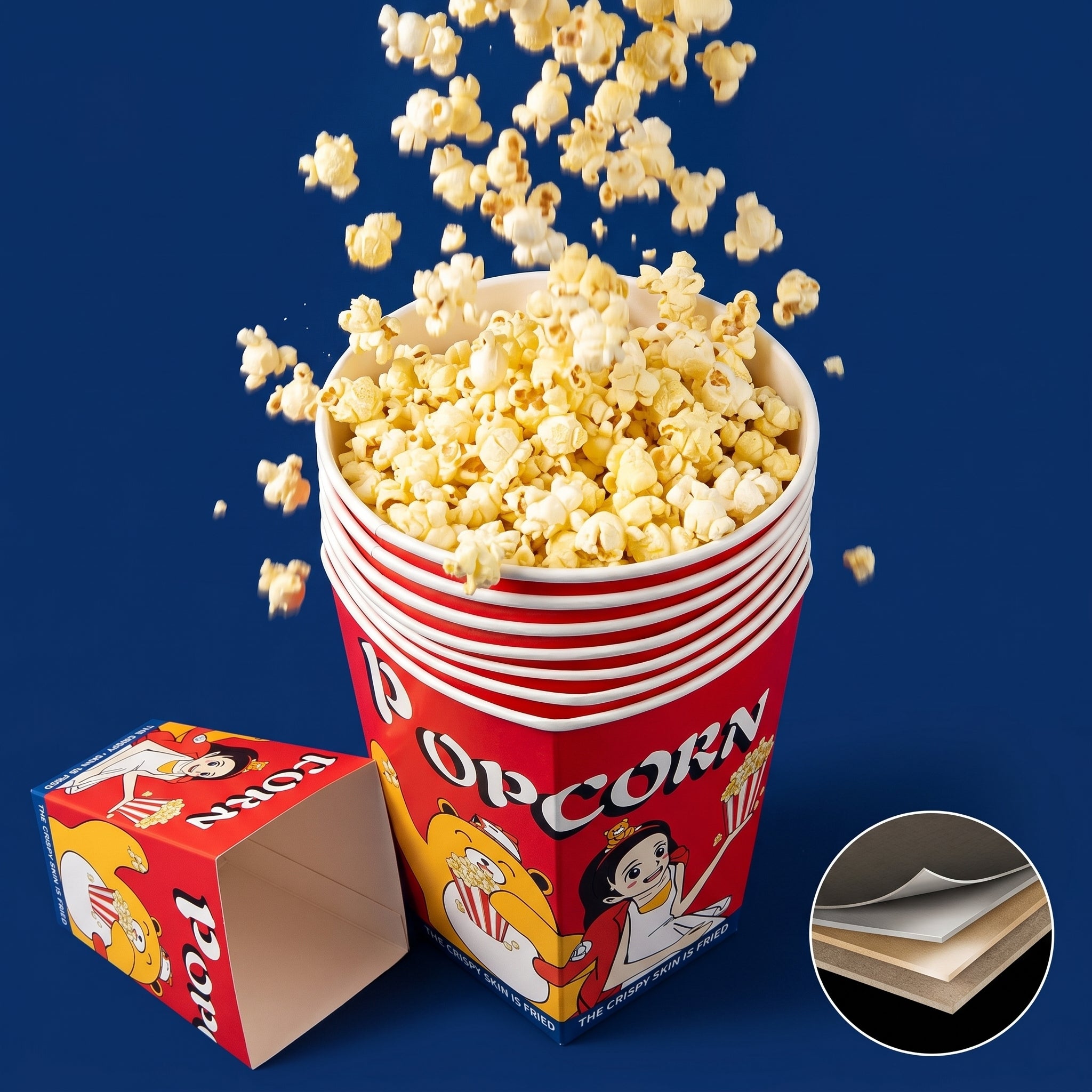 Premium Popcorn Packing Box