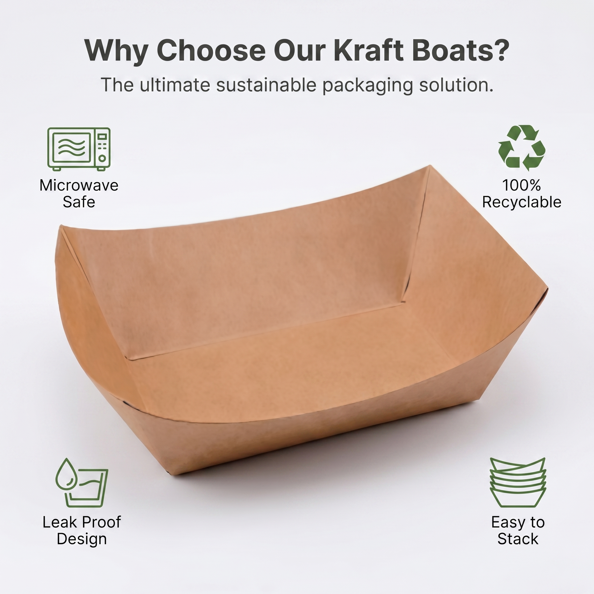 Kraft Paper Boat Box